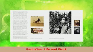 Download  Paul Klee Life and Work PDF Online