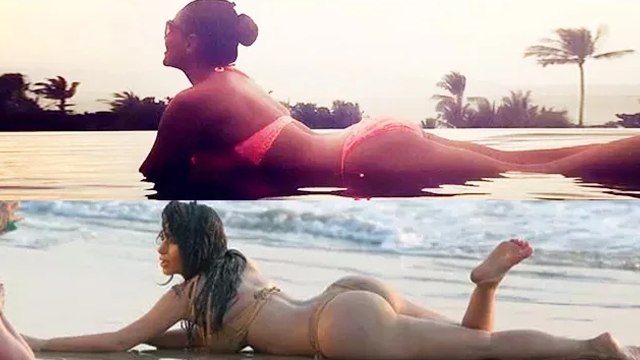 Bipasha Basu COPIES Kim Kardashian's BIKINI POSE