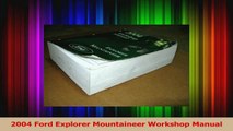 PDF Download  2004 Ford Explorer Mountaineer Workshop Manual Download Full Ebook