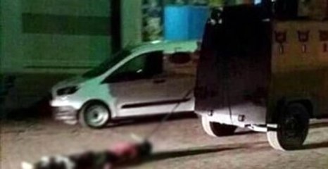 PKK'lının Cesedini Sürükleten Polis Sesinden Tespit Edilecek