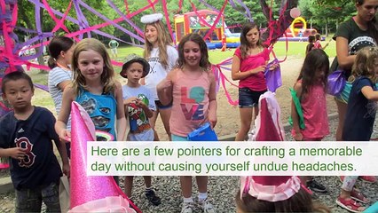 Make the Next Birthday Party Easy on Yourself