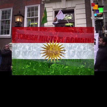 Pro-Kurdish Protesters Occupy Governing Party Headquarters in London