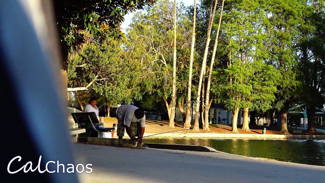 Hooking A Dildo To Guy's Fishing Line Prank In The Hood!