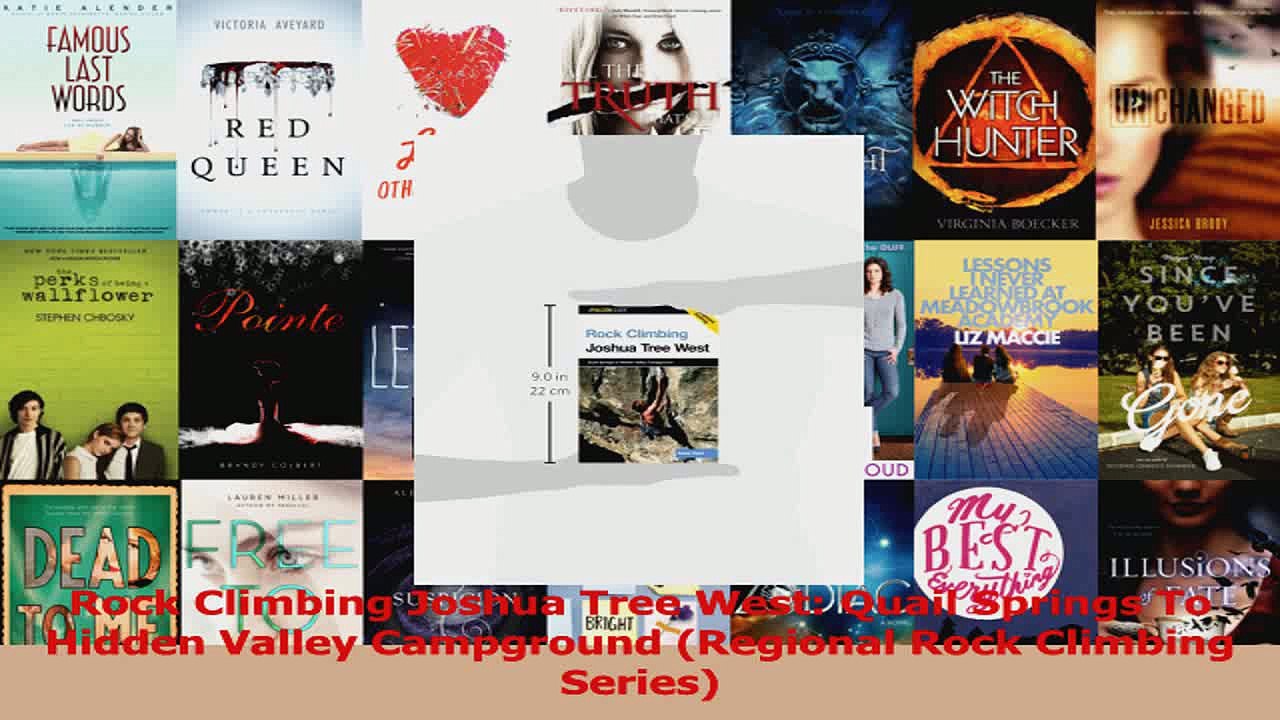 PDF Download  Rock Climbing Joshua Tree West Quail Springs To Hidden Valley Campground Regional Rock Read Online