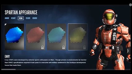 Halo 5 Customization - Visors - Envy
