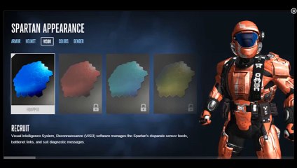 Halo 5 Customization - Visors - Recruit