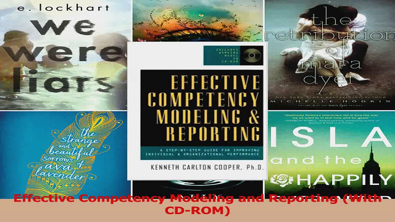 PDF Download  Effective Competency Modeling and Reporting With CDROM Read Full Ebook