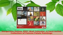 PDF Download  Dangerous Dames 2007 Wall Calendar A hardboiled Collection of Femme Fatale Paintings Read Online