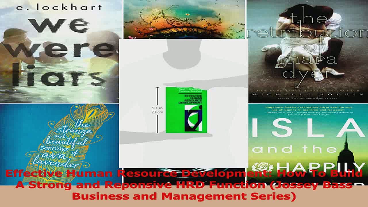 PDF Download  Effective Human Resource Development How To Build A Strong and Reponsive HRD Function PDF Online