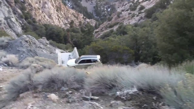 Man flips his Car off a Cliff and crashes 20 meters below!!