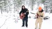 When they started singing a song in a snowy forest, the most amazing thing happened!