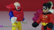 Batman + Robin vs Clayface Battle! Clowns Fight, Imaginext Fisher Price by HobbyKidsTV