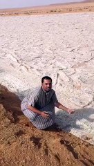 Sand River In Iraq .Amazing Moving Sand