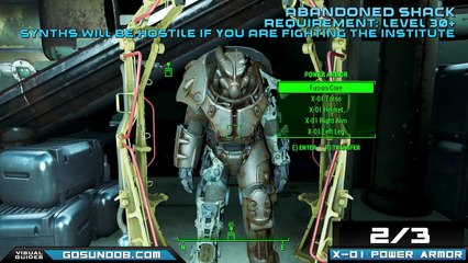 Fallout 4 Best Power Armor X 01 All Locations Guide & Showcase