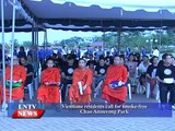 Lao NEWS on LNTV: Vientiane residents call for smoke free Chao Anouvong Park.19/5/2015