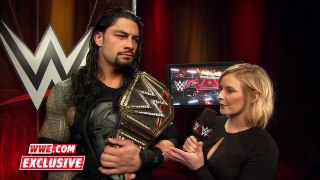 WWE Raw Fallout: Reigns on defending the WWE World Heavyweight Title in the Royal Rumble, Jan. 4, 2016