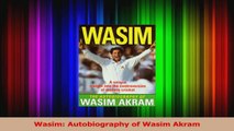 PDF Download  Wasim Autobiography of Wasim Akram PDF Full Ebook