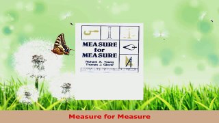 Read  Measure for Measure EBooks Online