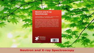 Download  Neutron and Xray Spectroscopy PDF Free