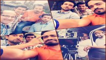 Sami Khan & Naveed raza Qmobile T480 Shooting Pictures