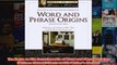 The Facts on File Encyclopedia of Word and Phrase Origins Writers Library Facts on File