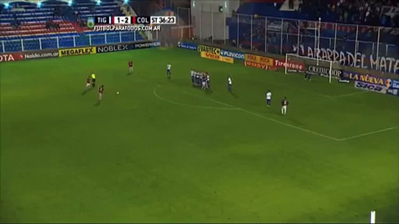 Gol de Ruiz. Tigre 1 - Colón 3. Liguilla Pre Sudamericana 2015. FPT