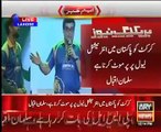 Shoaib Malik, Ramiz Raja and Salman Iqbal PSL Player Drafting ceremony 2015