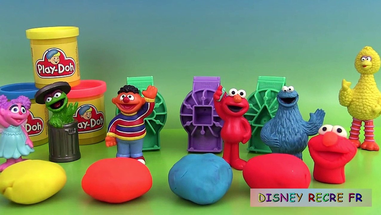 Pâte à modeler Play Doh 1 rue Sésame Elmo Fingles Sesame Street Playset