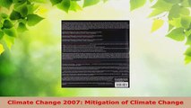 PDF Download  Climate Change 2007 Mitigation of Climate Change PDF Online