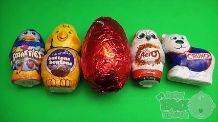 Surprise Egg Candy Party! Opening Candy Filled Surprise Eggs and a Huge Mystery Surprise E