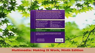 PDF Download  Multimedia Making It Work Ninth Edition PDF Online