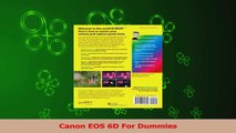 PDF Download  Canon EOS 6D For Dummies Download Online