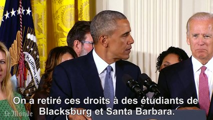 Les larmes d'Obama lors de la présentation de son plan contre les armes à feu