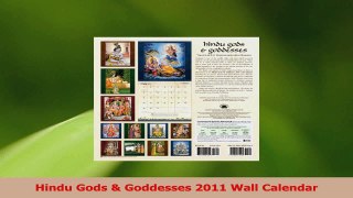Download  Hindu Gods  Goddesses 2011 Wall Calendar PDF Free