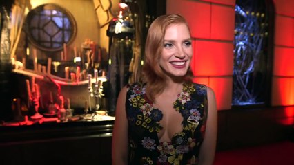 Crimson Peak Bergdorf Goodman Premiere - Jessica Chastain Interview