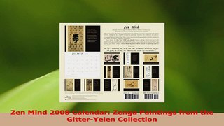 Read  Zen Mind 2008 Calendar Zenga Paintings from the GitterYelen Collection Ebook Free
