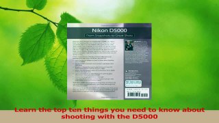 Read  Nikon D5000 From Snapshots to Great Shots PDF Free