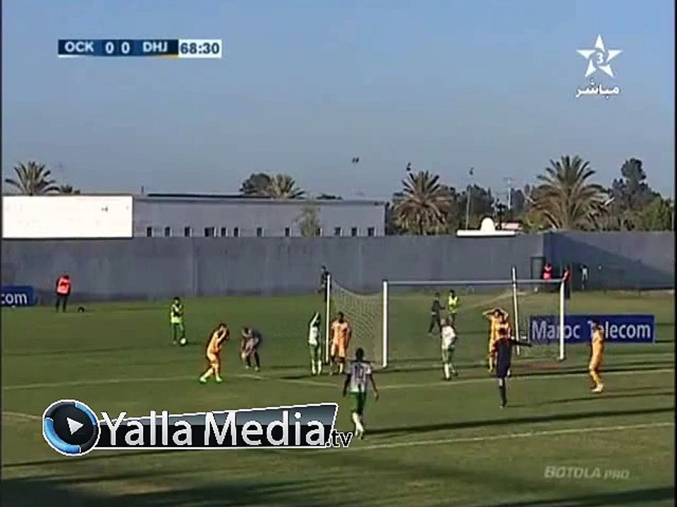 اهداف مباراة ( أولمبيك خريبكة 1-1 الدفاع الحسني الجديدي ) الدورى المغربى