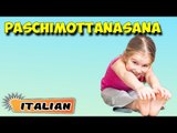 Paschimottanasana | Yoga per principianti | Yoga For Kids Complete Fitness | About Yoga in Italian