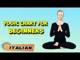 Yoga per principianti | Yoga for Beginners | Yogic Chart & Benefits of Asana in Italian