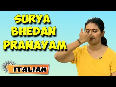 Surya Bhedana Pranayama | Yoga per principianti | Right Nostril Breathing | About Yoga in Italian