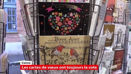 Conso : les cartes de vœux ont toujours la cote