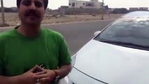 PTI's Alamgir Khan Threatening Qaim Ali Shah On Middle Of Karachi Roads