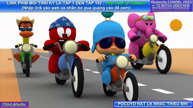 Nhạc thiếu nhi Tập 10 l Ba Em Là Công Nhân Lái Xe l Hoạt hình Pocoyo l Learn Vietnamese