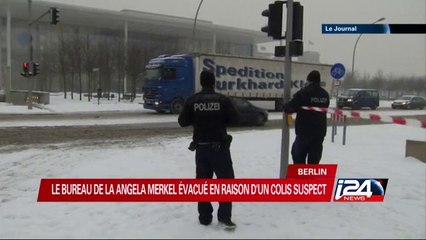 Le bureau d'Angela Merkel évacué en raison d'un colis suspect