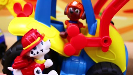 Paw Patrol Duplo Lego House Collapse Rescue Rubble and Marshall Save Everest and Chase Parody