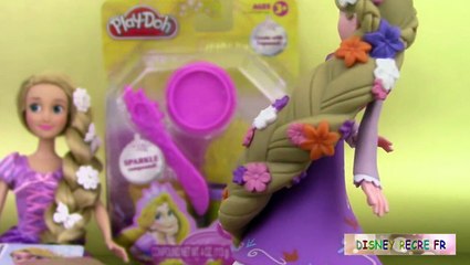 Pâte à modeler Scintillante Raiponce Accessoires Princesses Disney♥ Rapunzel Sparkle Play Doh