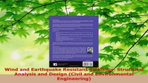 PDF Download  Wind and Earthquake Resistant Buildings Structural Analysis and Design Civil and Download Full Ebook