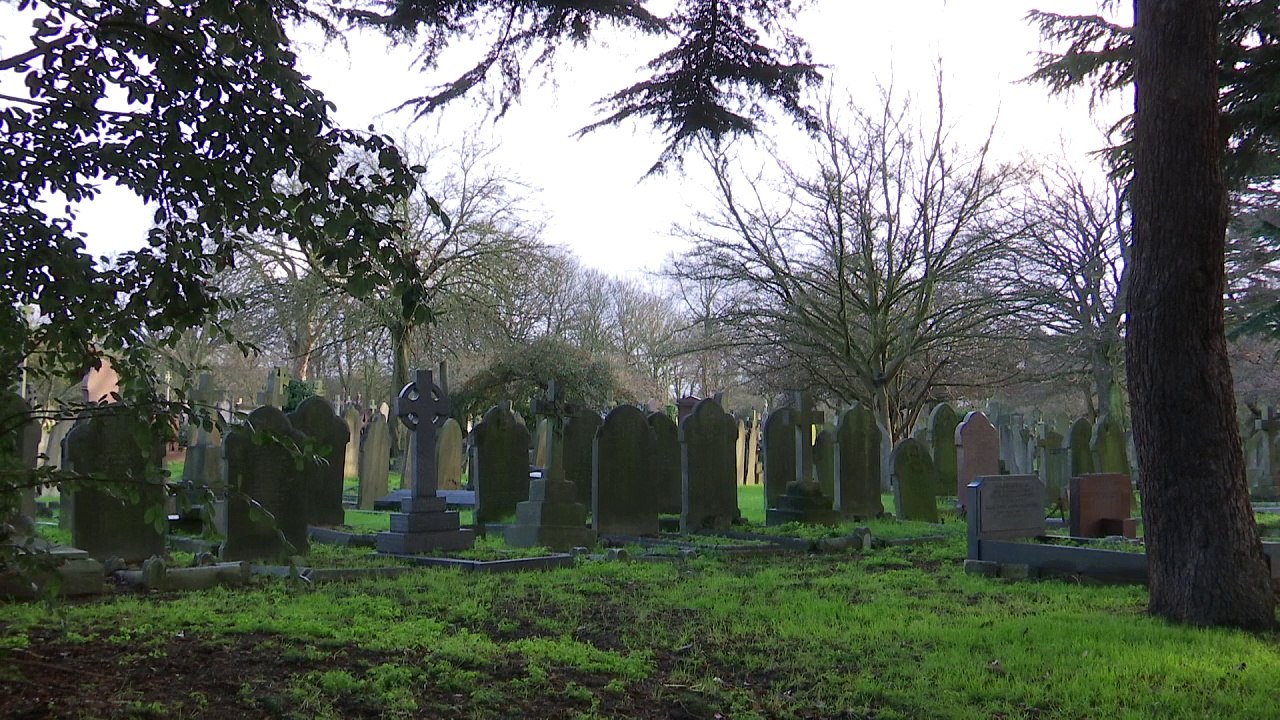 Widow robbed while cleaning husband's grave