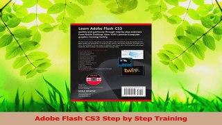 PDF Download  Adobe Flash CS3 Step by Step Training PDF Online